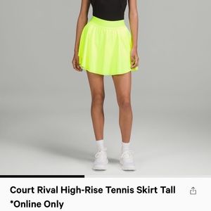 Lululemon court rival skirt